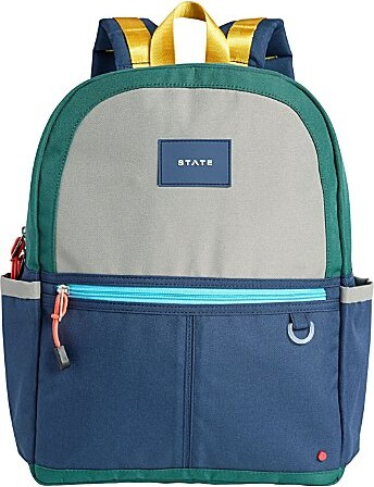 Kids Kane GreenNavy Backpack