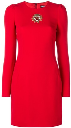 red dress dolce gabbana