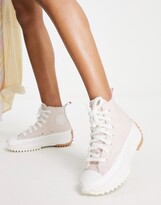 Thumbnail for your product : Converse Run Star Hike Hi sneakers in light pink leather