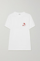 Thumbnail for your product : Loewe Printed Cotton-jersey T-shirt - White