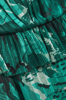 Thumbnail for your product : VVB Ruffled Printed Voile Mini Dress