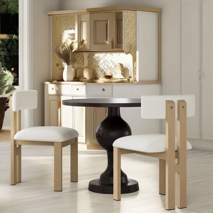 Christopher Knight Home Upholstered Dining Chairs Set of 2