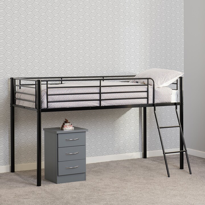 Dunelm Kora Midsleeper Bed Black ShopStyle