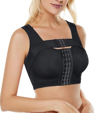 BRABIC Women's Front Closure Bra Post-Surgery Posture Corrector Shaper Tops  with Breast Support Band - ShopStyle