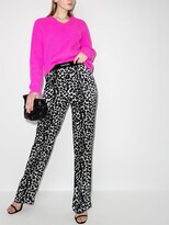 Thumbnail for your product : Tom Ford Leopard Print Straight-Leg Trousers