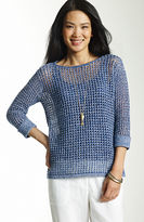 Thumbnail for your product : J. Jill Coastal mesh pullover