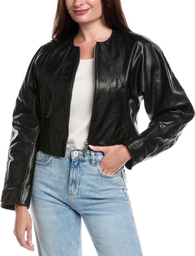 Helmut Lang Articulated Leather Biker Jacket