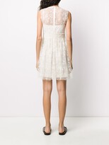 Thumbnail for your product : RED Valentino Sheer-Panel Lace Dress