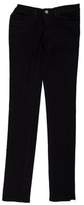 Thumbnail for your product : J Brand Low-Rise Straight-Leg Jeans Black Low-Rise Straight-Leg Jeans