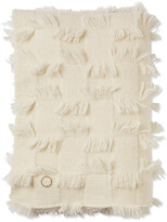 Thumbnail for your product : Oyuna Seren 100% Cashmere Throw - 180x115cm - Ivory