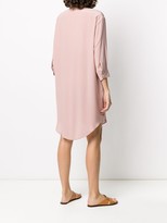 Thumbnail for your product : Blanca Vita Aida silk shirt dress