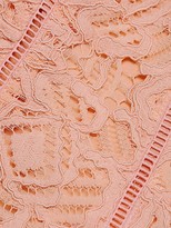 Thumbnail for your product : Lela Rose Cap Sleeve Lace A-Line Dress