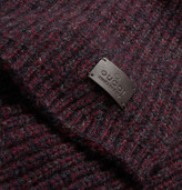 Thumbnail for your product : Gucci Ribbed-Knit Wool and Cashmere Scarf