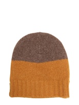 Thumbnail for your product : Les Hommes Two Tone Knitted Beanie