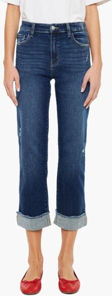 KanCan Essentials KanCanEssentialsIrmaHighRiseCroppedStraightLegJeans-24