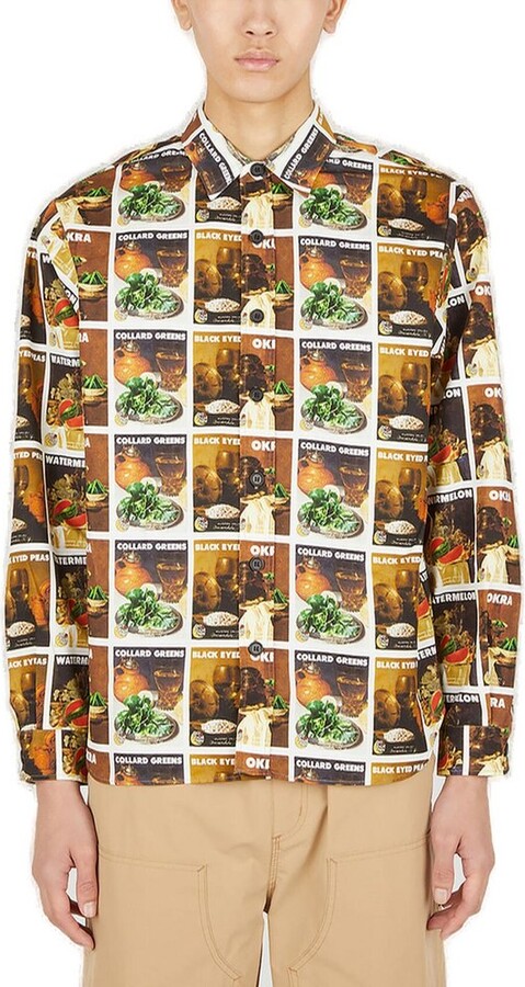 Sky High Farm X Denim Tears Graphic Printed Shirt