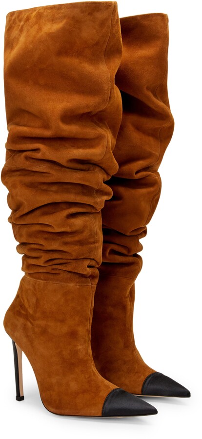 wide width slouch boots