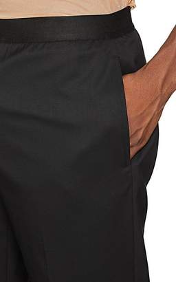 Helmut Lang Men's Elastic-Waist Wool Trousers - Black