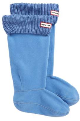 Hunter Tall Cardigan Knit Cuff Welly Boot Socks