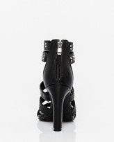 Thumbnail for your product : Le Château Faux Leather Open Toe Gladiator Sandal