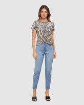 Thumbnail for your product : Forever New Whitney Twist Front Crop Tee