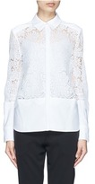Thumbnail for your product : Nobrand 'Beatrix' corded lace panel shirt