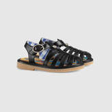 Thumbnail for your product : Gucci Toddler leather sandal