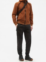 Thumbnail for your product : Stone Island Shadow Project Mesh-panel Hooded Zip Jersey Jacket - Brown