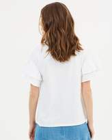 Thumbnail for your product : Jag Ingrid Double Frill Tee