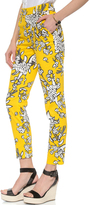 Thumbnail for your product : RED Valentino Bouquet Print Crop Pants