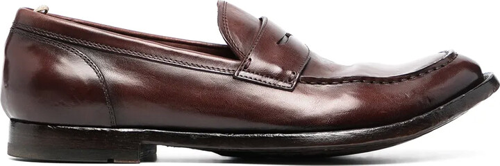 Officine Creative Classic Polished Slip-On Loafers