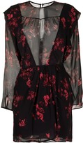 Thumbnail for your product : IRO Floral-Print Semi-Sheer Dress