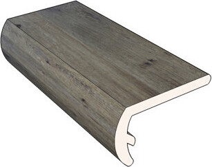 Islander Flooring Plastic 1.16" Thick 2.07" Wide 72.05" Length Stair Nose