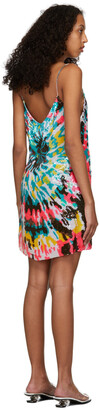 Ashish Multicolor Sequin Tie Dye Slip Dress
