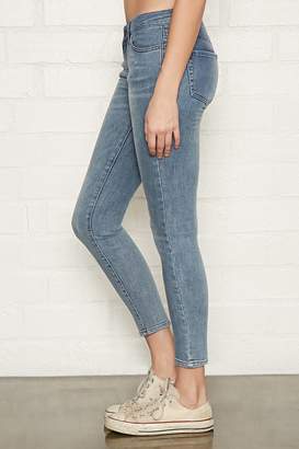 Forever 21 Low-Rise Skinny Ankle Jeans
