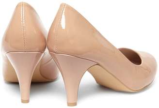 Wide Fit Nude 'Willamina' Court Shoes