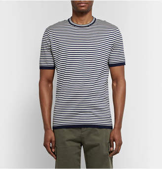 Ermenegildo Zegna Slim-Fit Striped Cotton T-Shirt