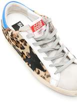 Thumbnail for your product : Golden Goose Leopard-printed Superstar Sneakers