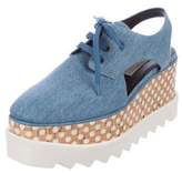 Thumbnail for your product : Stella McCartney Denim Platform Sneakers