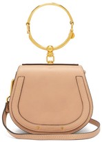 Thumbnail for your product : Chloé Nile Small Leather And Suede Cross-body Bag - Light Pink