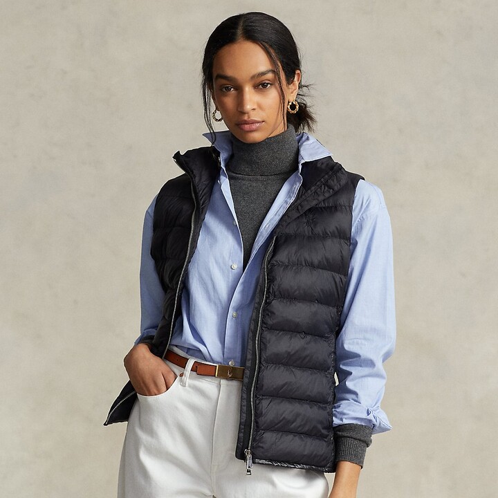 Womens Black Ralph Lauren Quilted Jacket | ShopStyle