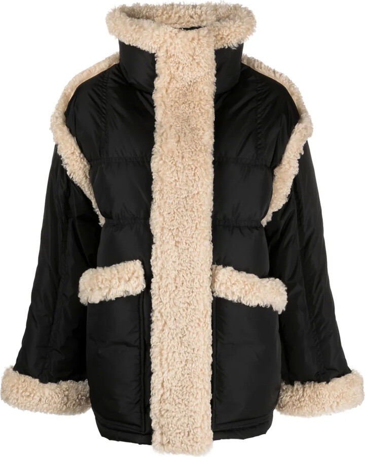 Stand Studio Dorothy fauxfur trim down puffer jacket ShopStyle