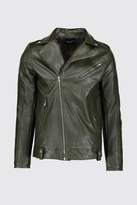 Thumbnail for your product : boohoo Faux Leather Biker Jacket