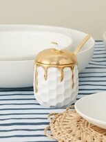 Thumbnail for your product : L'OBJET L’objet - Beehive 24kt Gilded Porcelain Honey Pot - Gold Multi