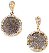 Thumbnail for your product : Coomi Antiquity 20k Dangling Coin Earrings with Diamonds