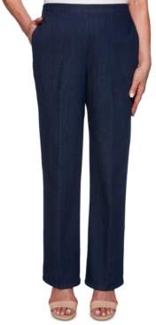 Alfred Dunner Lake Tahoe Pull-On Flat-Front Trousers