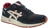 Thumbnail for your product : Asics mens navy & white gel saga trainers