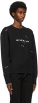 Thumbnail for your product : Givenchy Black Metal Detailing Logo Sweatshirt