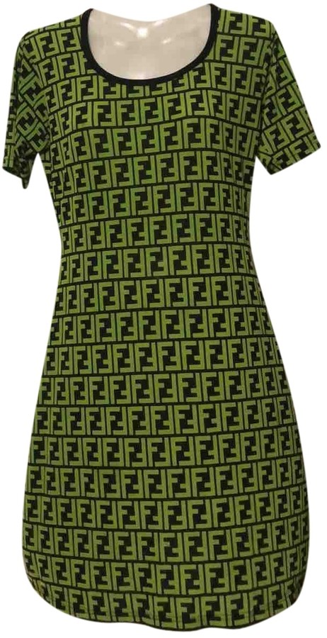 fendi green dress