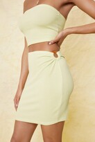 Thumbnail for your product : Nasty Gal Womens O Ring Cut Out High Waisted Mini Skirt - Green - 12